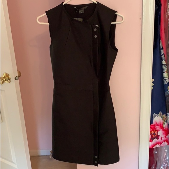 00 Armani Exchange Black Mini Dress - Picture 2 of 4